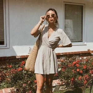 Whimsy + Row Marianna gingham Dress small